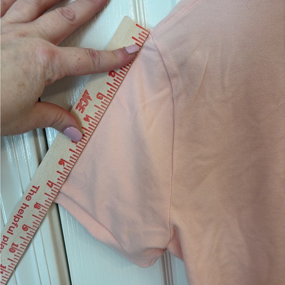 Brooks Brothers Pink Polo 100% Cotton Knit Shirt Women’s Large Classic - Picture 5 of 6